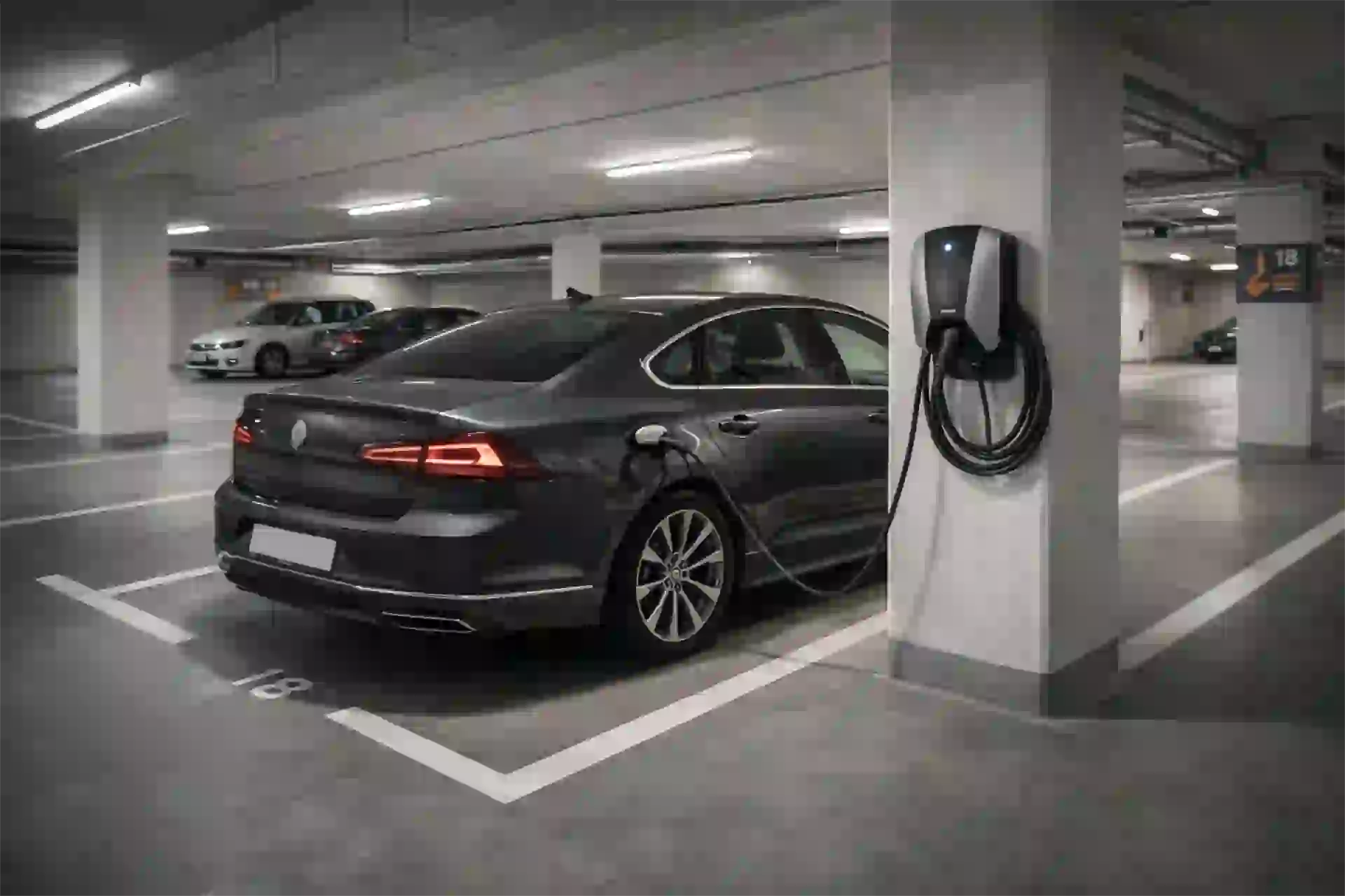 Installation borne de recharge à Kervignac